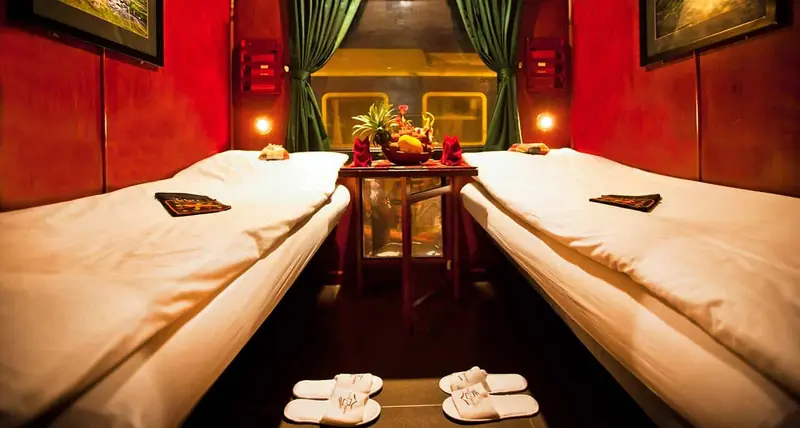 https://cdn.dulich24h.comReview cabin tàu hỏa Việt Nam 2025 – Cabin đôi, cabin 4, cabin VIP